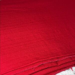Red Textured Upholstery Fabric 5.5 yards 48”width
